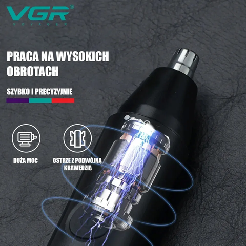 Głowica trymera VGR V-613 do precyzyjnego usuwania włosków