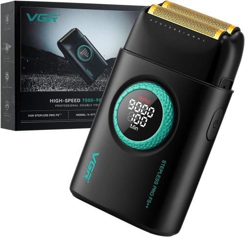 Golarka foliowa VGR V-377 czarna 9000 rpm