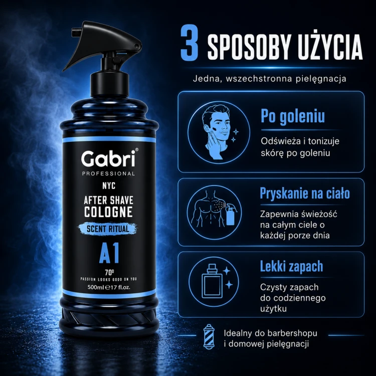 Gabri Professional A1 Scent Ritual 500 ml do twarzy i karku po goleniu