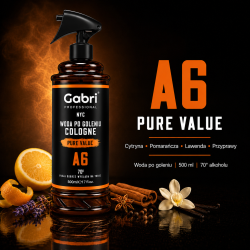 Gabri Professional A6 Pure Value aftershave cologne 500 ml