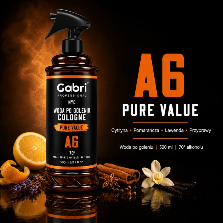Gabri Professional A6 Pure Value aftershave cologne 500 ml