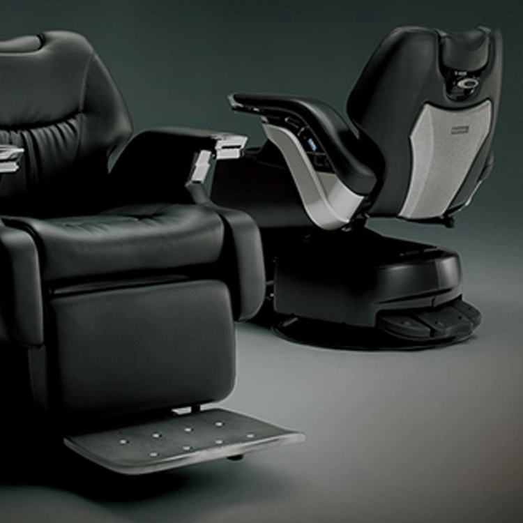 Takara Belmont Legend fotel barberski w pozycji leżącej