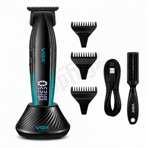 Maszynka do włosów i trymer VGR V-889 S2 Barber Combo z nasadkami w zestawie