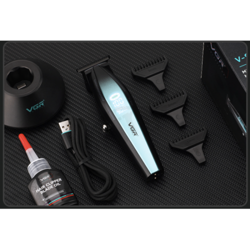 Zielony trymer VGR V-992 Ultra Power do precyzyjnego strzyżenia