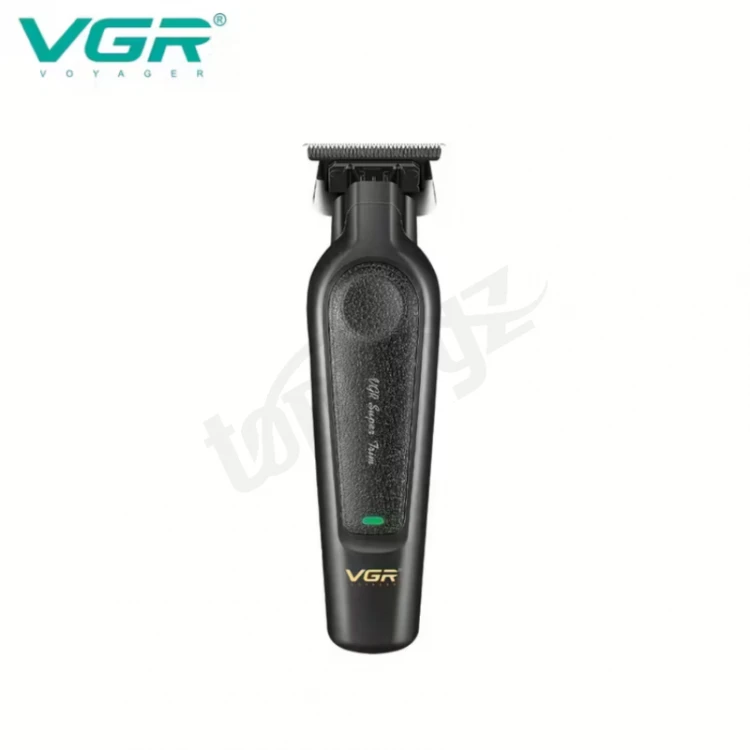 Czarny trymer VGR V-995 Professional do precyzyjnego strzyżenia