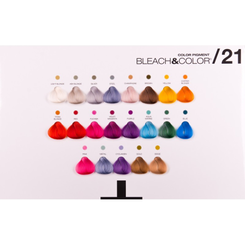 Paleta kolorów Trendy Hair Bleach &amp; Color Cream